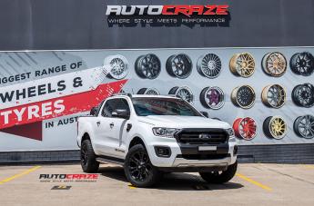 FORD-RANGER-VAPOR-BLACK-MACHINED-WITH-DARK-TINT